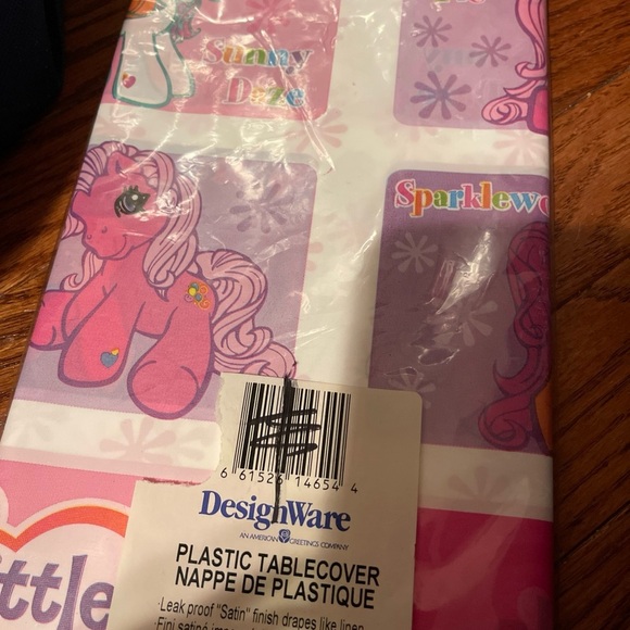 Colorful My Little Pony Tablecloth 54”x96” Designware - Picture 3 of 7